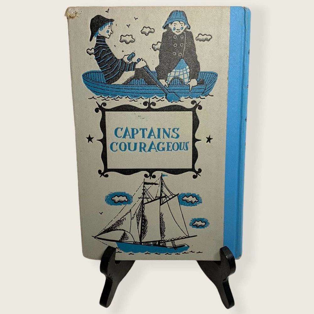 Captains Courageous By Rudyard Kipling 1957 Junior Deluxe Editions Hardcover